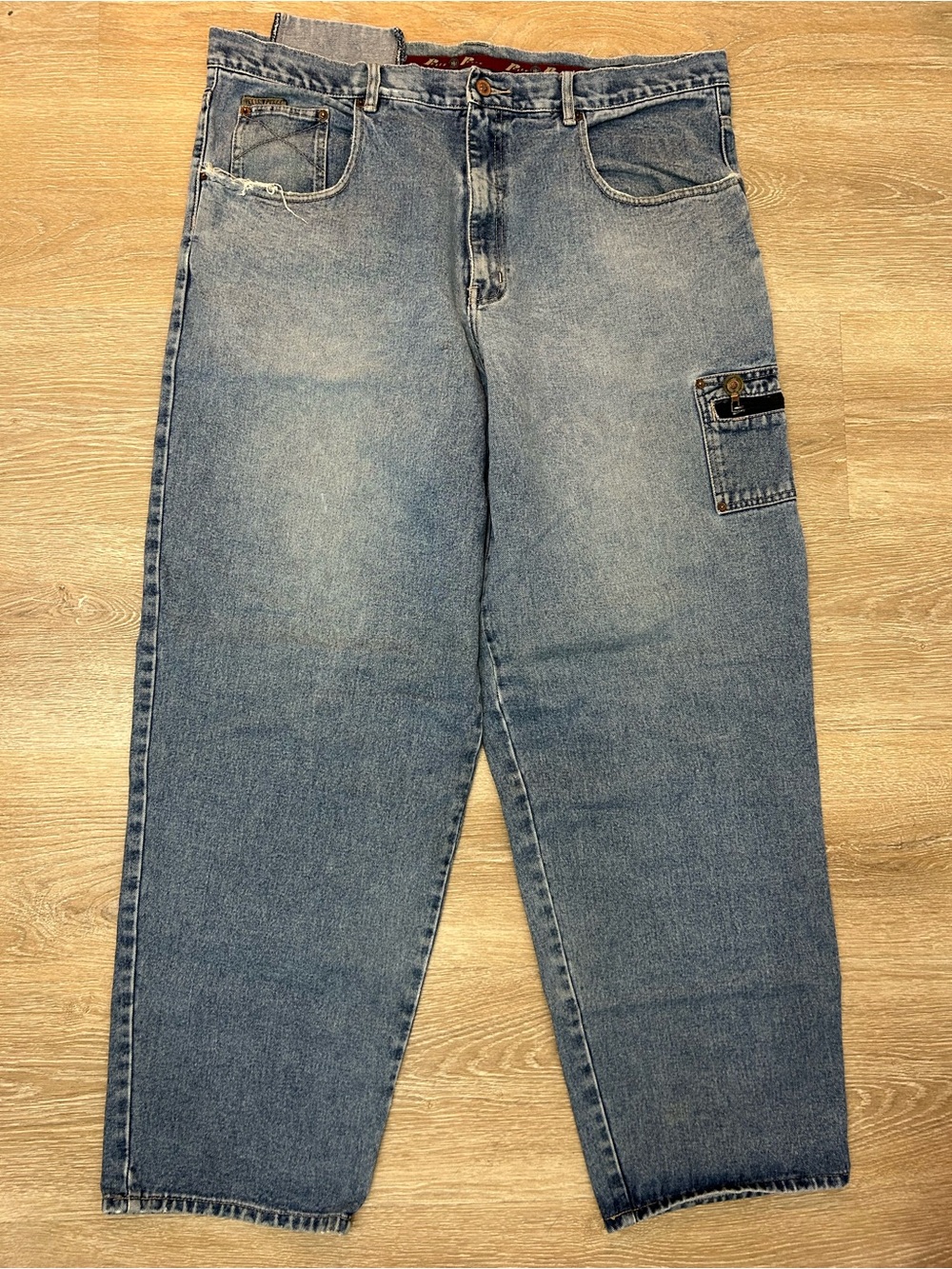 Pelle Pelle Marc Buchanan Vintage Baggy Carpenter Jeans Mens Size 42